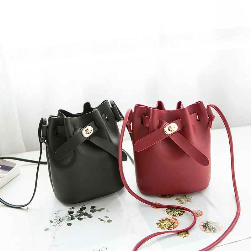 Bolsa mensageiro moderna de um ombro só, estilo balde, para celular. Leve seu telefone com estilo e praticidade no dia a dia!