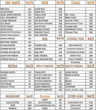 Shivraj The Thali Restaurant menu 1