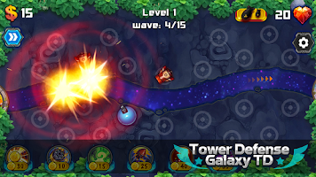 Tower Defense: Galaxy TD Screenshot