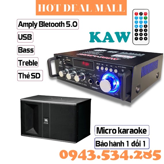 Amly Karaoke, Âm Ly Giá Rẻ, Amly Mini Bluetooth Bt - 298A Cao Cấp, Chức Năng Đa Dạng, Ưu Đãi Cực Khủng