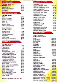 Sri Alok Park menu 3