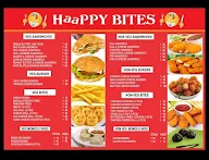 Haappy Bites menu 1