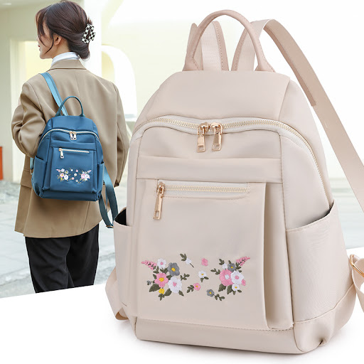 Title 3, Leisure Embroidery Womens Backpack Lightweight...
