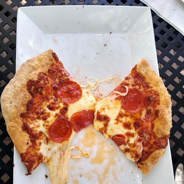 Delicious gf pizza