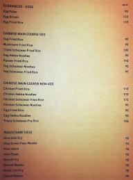 Hotel Mayur menu 1