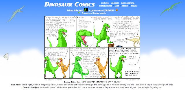 Dinosaur Comics Easter Eggs