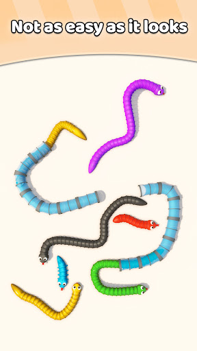 Screenshot Tangled Snakes Puzzle Game