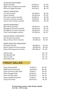 Fitness Trucks menu 3