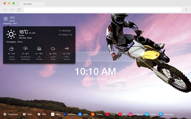 Motocross Popular Moto HD  New Tabs Theme