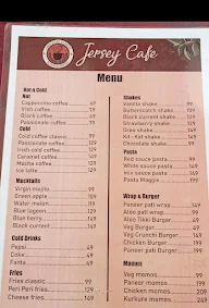 The Jersey Cafe menu 1