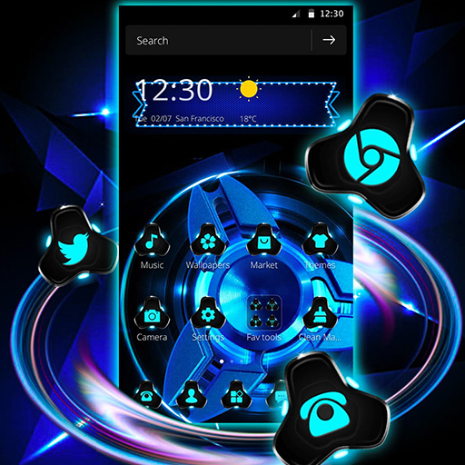 holographic fidget spinner