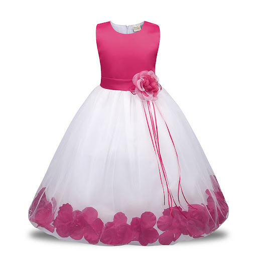 Upper Body Rose Red Dress