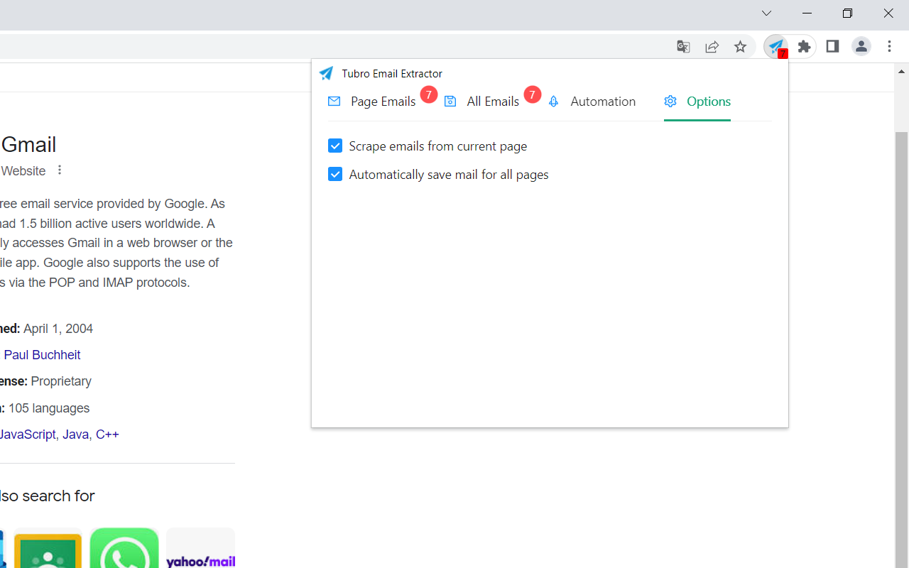 Turbo Email Extractor Preview image 3