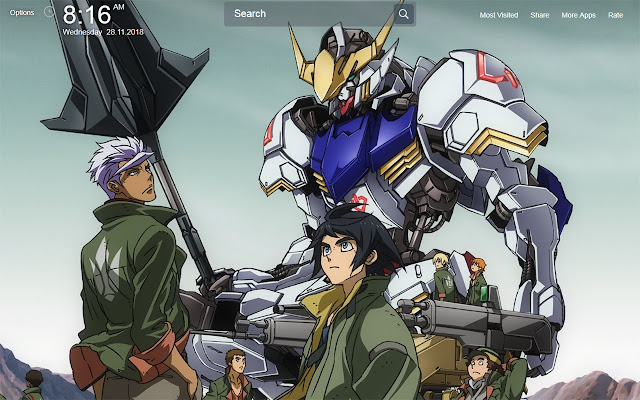 Mobile Suit Gundam Wallpapers New Tab Theme