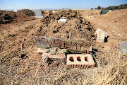 The resting place of Philemon Ngwenya, who was beaten to death. File photo.