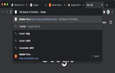 Tab Search in Omnibox Preview image 0