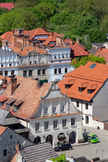 widok z góry Trzech Krzyży