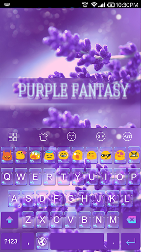 免費下載個人化APP|Purple Fantasy-Emoji Keyboard app開箱文|APP開箱王