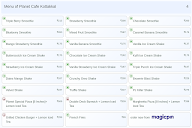 Planet Cafe Kottakkal menu 4