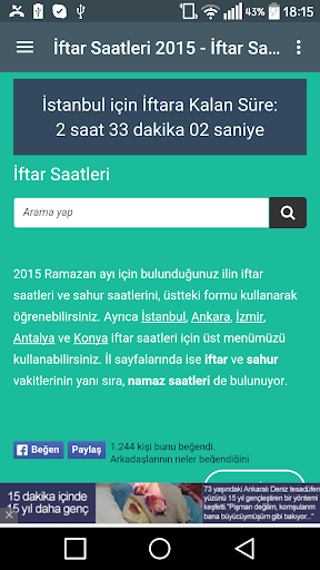 İftar Saati