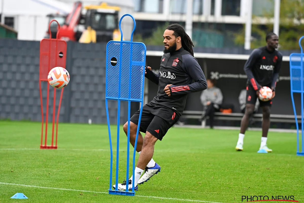 Jason Denayer bien présent lors du dernier entraînement des Diables Rouges