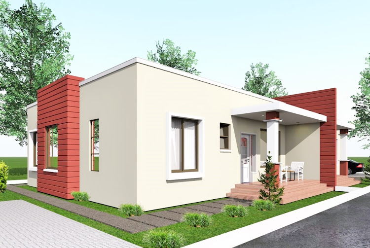 Sample of ready units of a three bedroom modern bungalow being constructed by Oligro Group Company in Phase 3 of the project