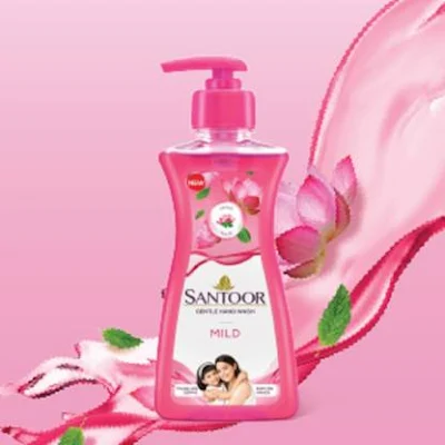 Santoor Hand Wash Mild 215 Ml - 2*200 ml