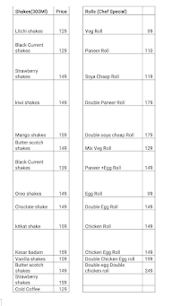 Be.Tech Chai Wala menu 2