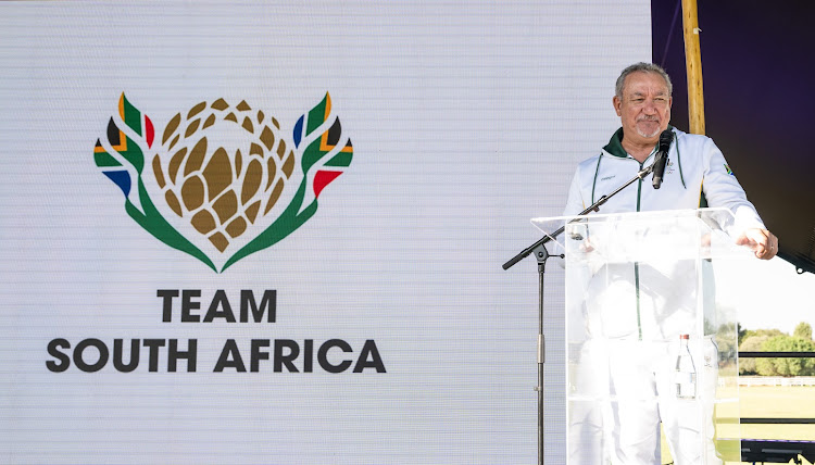 Sascoc president Barry Hendricks at the relaunch of the Operation Excellence (OpEx) programme earlier in 2023. Picture: ANTON GEYSER/GALLO IMAGES