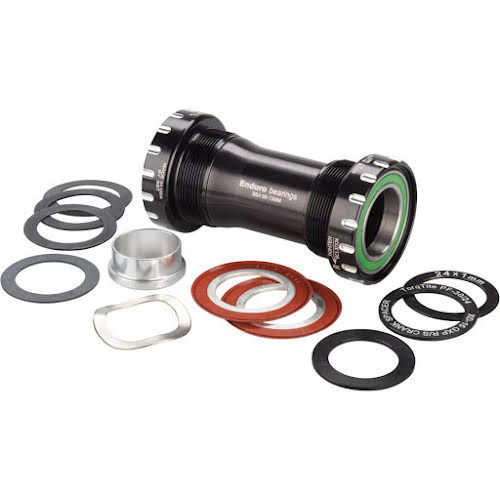 Enduro XD-15 Pro Road Bottom Bracket, BSA Threaded for 24mm Spindle, Angular Contact Ceramic Bearing