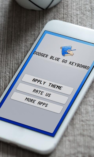 免費下載個人化APP|Dodger blue GO Keyboard app開箱文|APP開箱王
