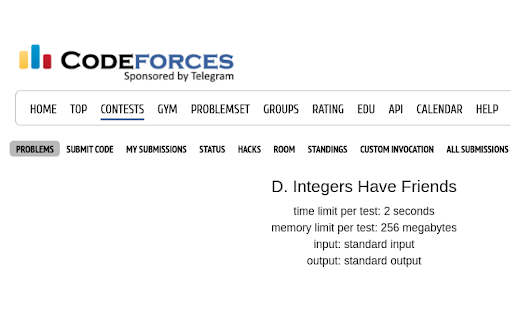 Codeforces Customizer