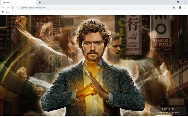 Marvel’s Iron Fist New Tab