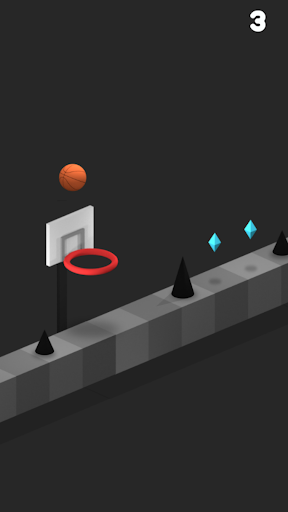 Basketball Jump 3D  -  Avoid Spikes & shoot the hoop