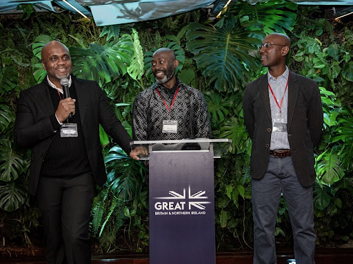 (From left to right) - Stephen Ozoigbo, Senior Director, Emerging Economies, Arm; Henry Bonsu, African Business magazine; Dr Robert Ochola, CEO, AfricaNenda.