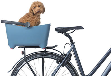 Basil Buddy Dog Bicycle Basket - MIK Mount, Faded Denim alternate image 4