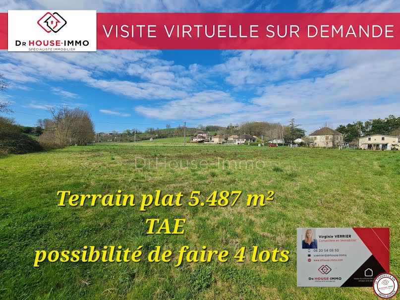 Vente terrain  5487 m² à Objat (19130), 97 000 €