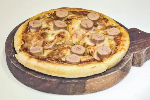 Double Chicken Sausage Pizza