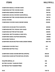 Champaran Handi Meat House menu 1