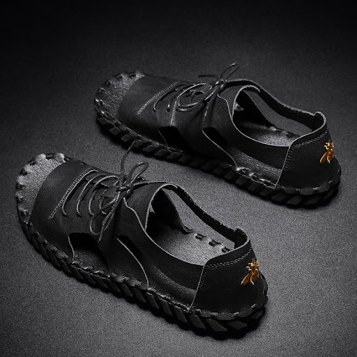 Title 2, Mens Summer Beach Shoes Driving Slippers, Tren...