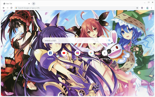 Date A Live Fondos de pantalla nueva pestaña