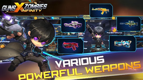  otherwise how to explain it all at the same  time united in such a funny and brutal actio Guns X Zombies v2.1 apk mod [much money]