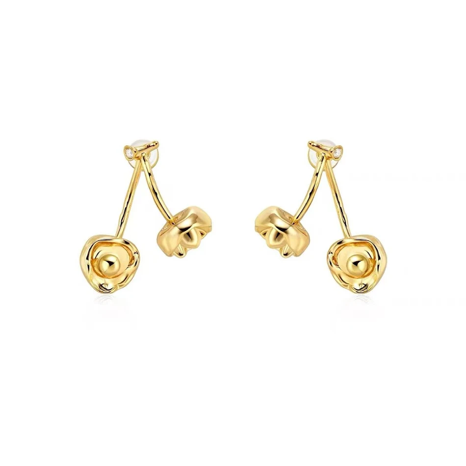 Pendientes duales plateados para mujer, moda versátil. Dos estilos en uno, perfectos para cualquier ocasión, realzan tu look con elegancia y brillo.
