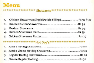 Shawarmania menu 1