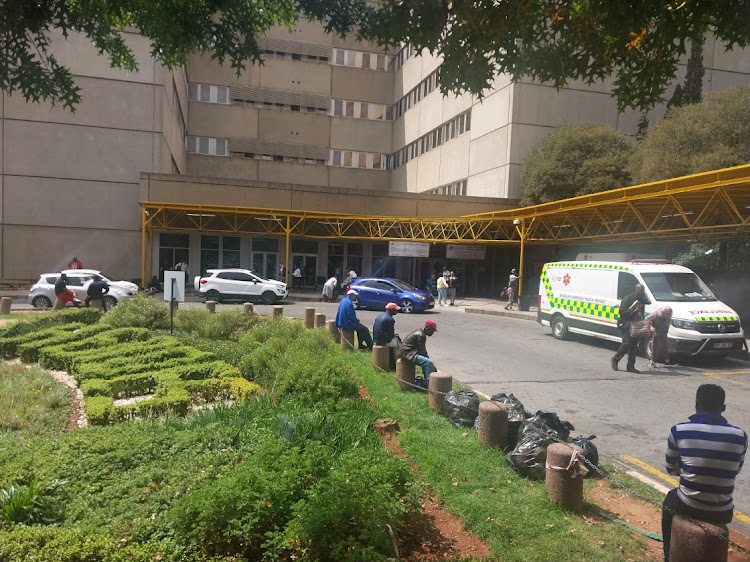 A fire alert at Charlotte Maxeke Hospital turned out to be a false alarm. File photo.