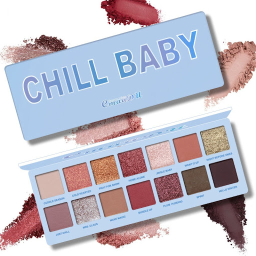 Title 3, 14 Colors Shiny Eyeshadow Palette, create stunn...