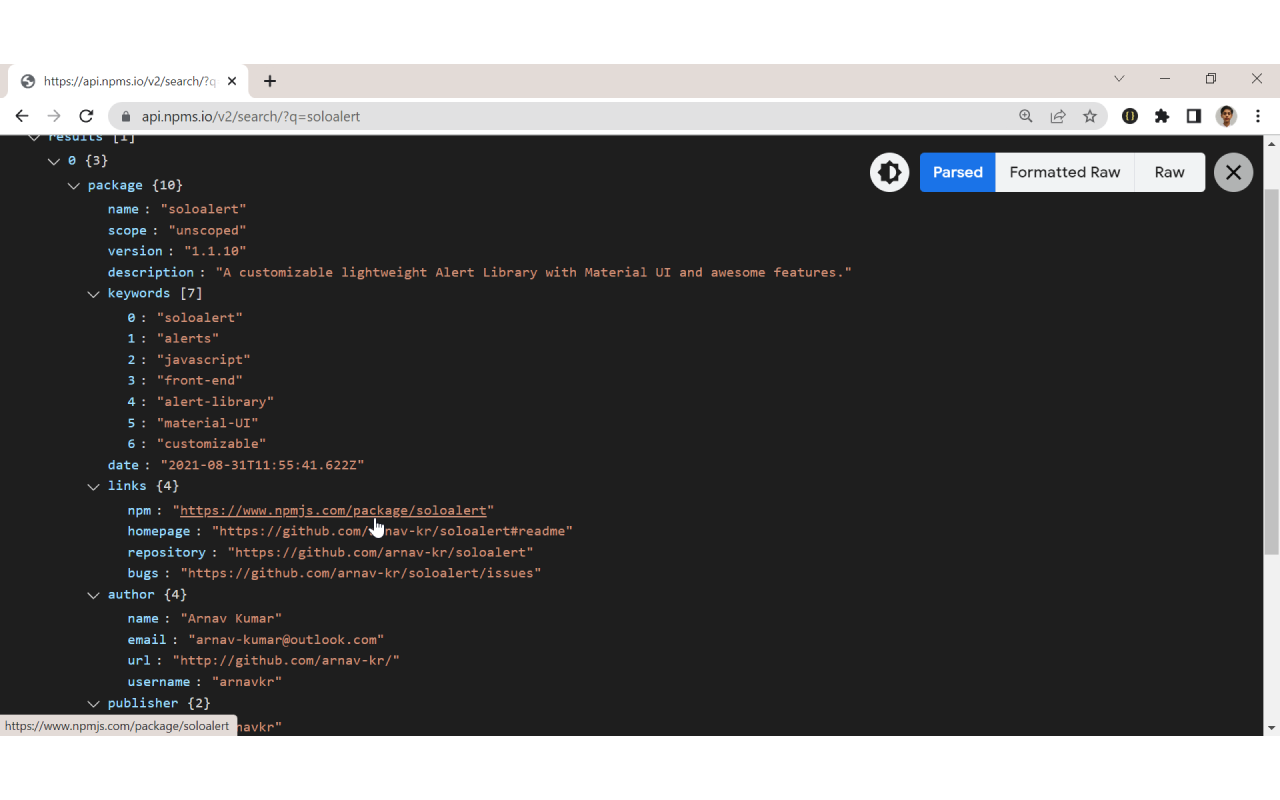 JSON Formatter Preview image 3