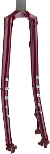 Surly Maroon Disc Trucker 26" Fork, 1-1/8" 45mm Offset, 300mm Steerer