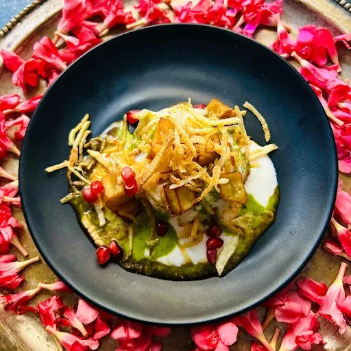 Shakarkandi Tikki Chaat