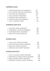 Darjeeling Momo Co menu 2